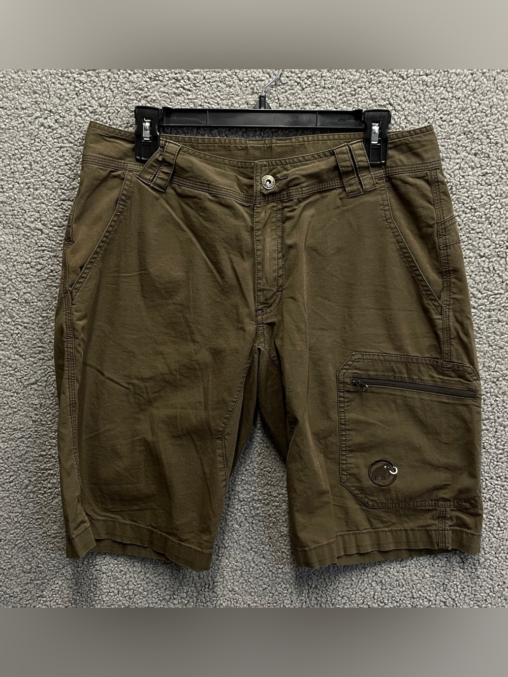 Mammut Zephir Mens Shorts Actual Size 33x11 1020-08130 Cotton Stretch Hiking GUC